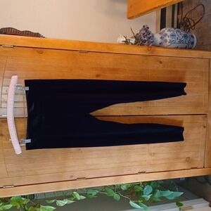 a new day Black Faux Velvet Stretchy Pants